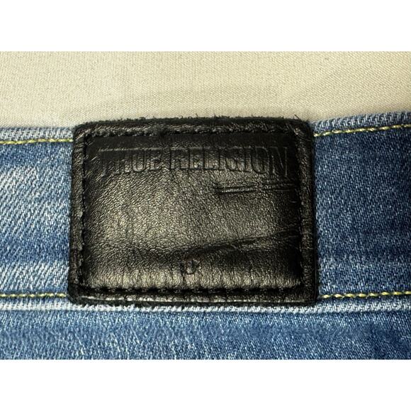 True Religion Women's Casey Low Rise Super Skinny Blue Denim Jeans -26 (27x30.5) - Picture 3 of 5